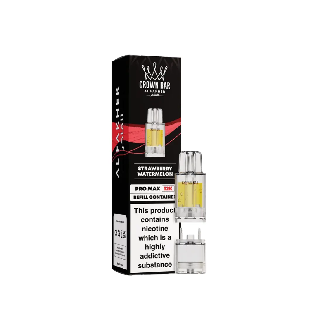Al Fakher Crown Bar Pro Max 12K Strawberry Watermelon Refill Pods