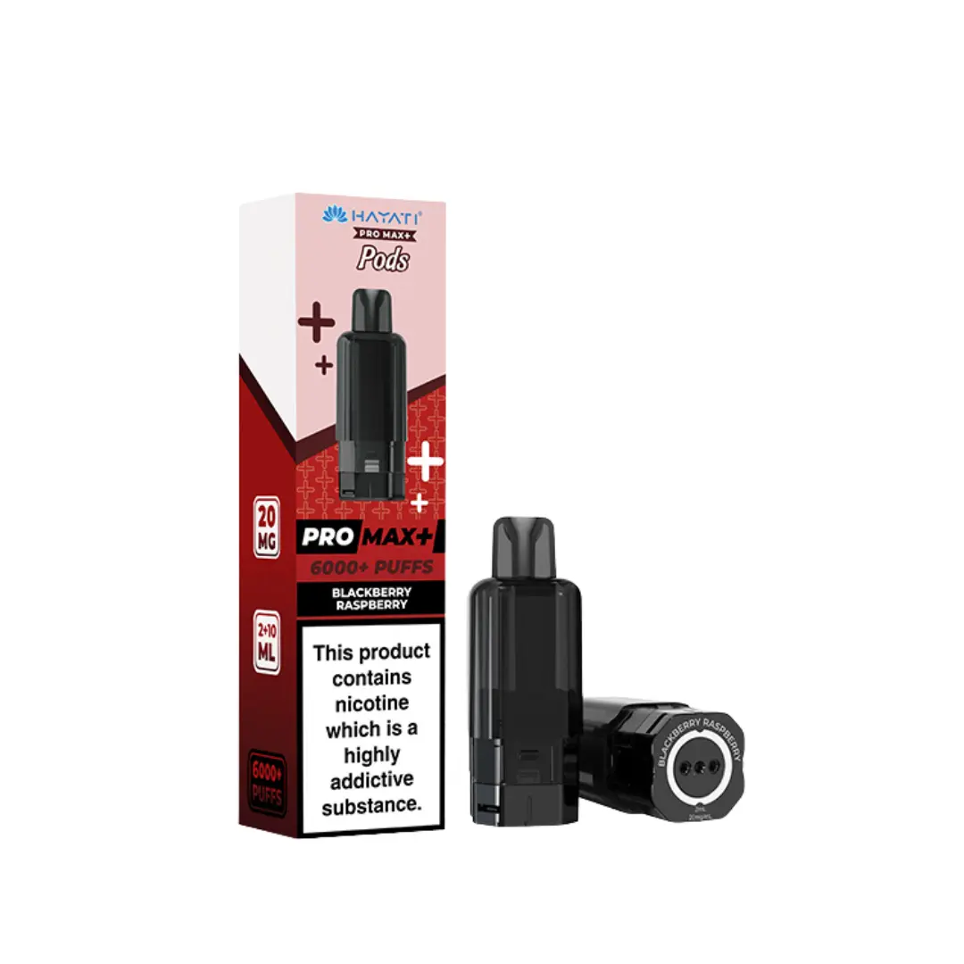 Hayati Pro Max Plus 6000 Blackberry Raspberry Refill Pods