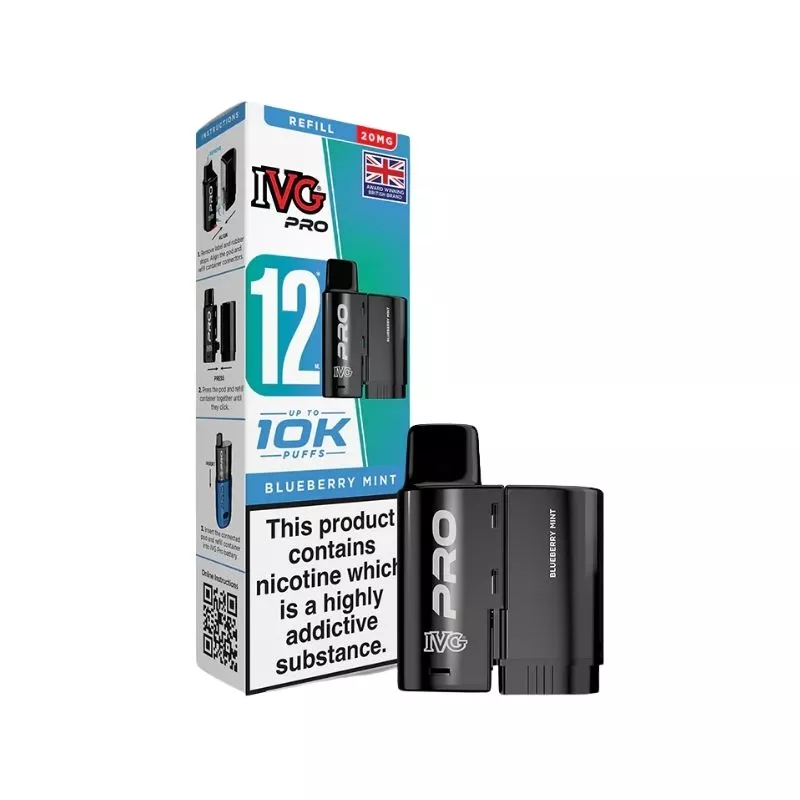 IVG Pro 12 Blueberry Mint Refill Pod