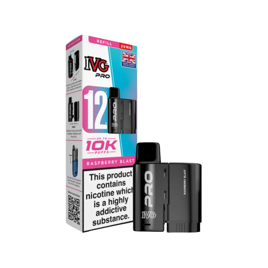 IVG Pro 12 Raspberry Blast Refill Pod