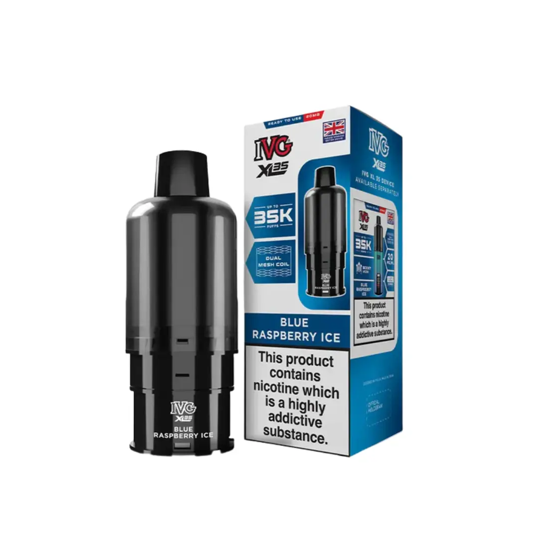IVG XL 35K Blue Raspberry Ice Refill Pod