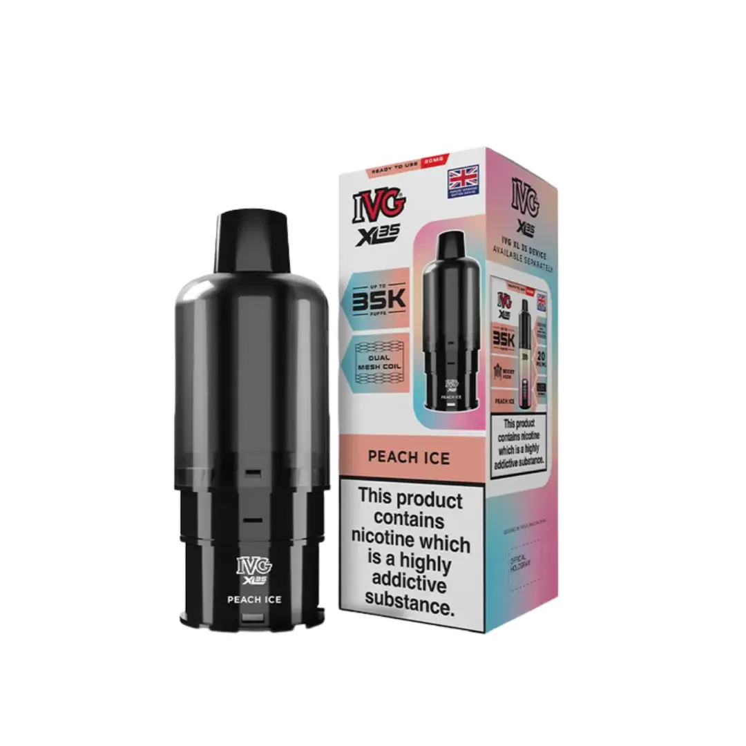 IVG XL 35K Peach Ice Refill Pod