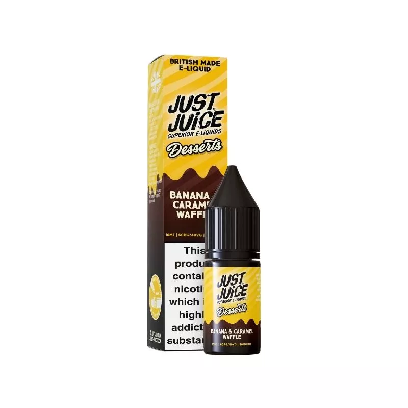 Just Juice Desserts Banana & Caramel Waffle 10ml Nic Salt