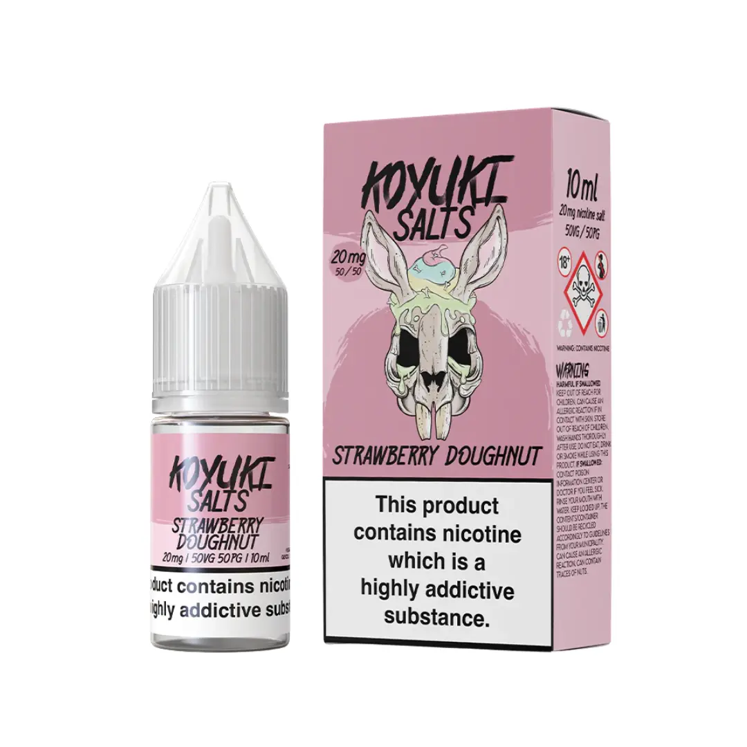 Koyuki Strawberry Doughnut 10ml Nic Salt E-liquid