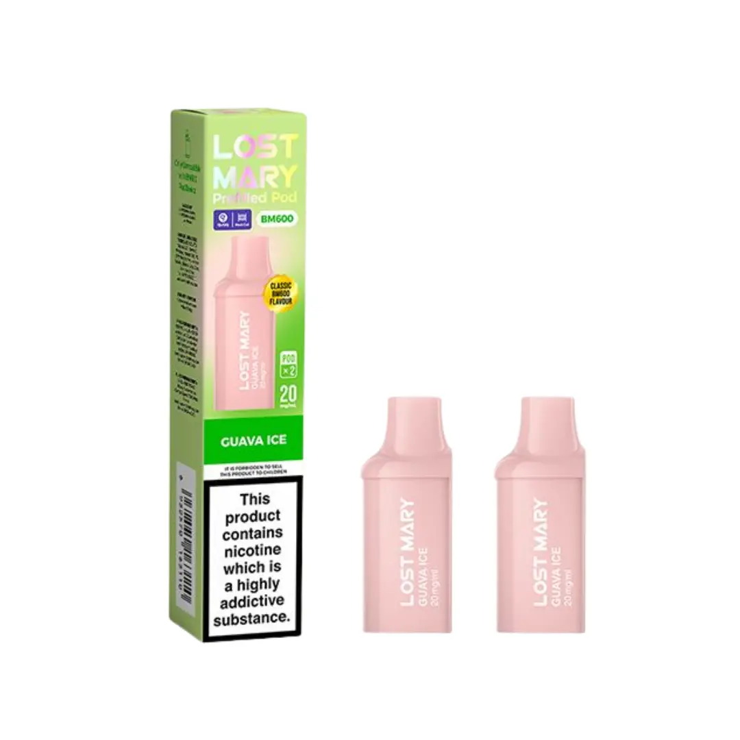 Lost Mary BM600 Guava Ice Prefilled Replacement Pods