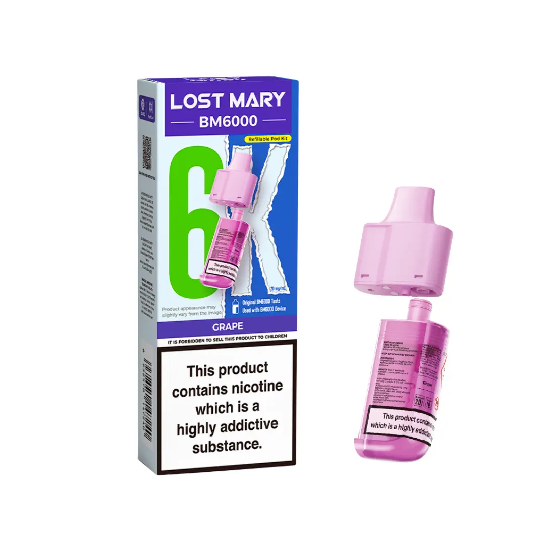 Lost Mary BM6000 Grape Refill Pod