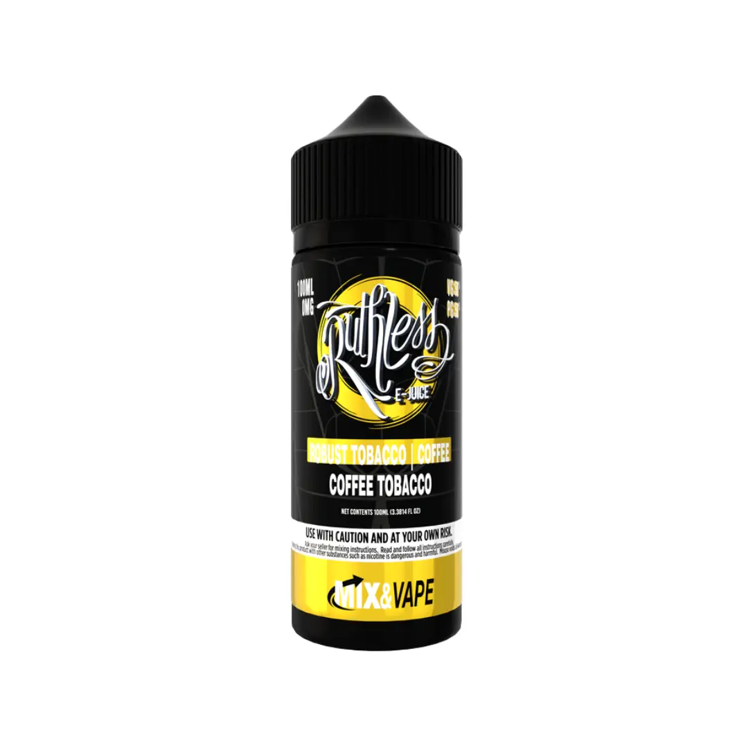 Ruthless Coffee Tobacco 100ml Shortfill E-liquid