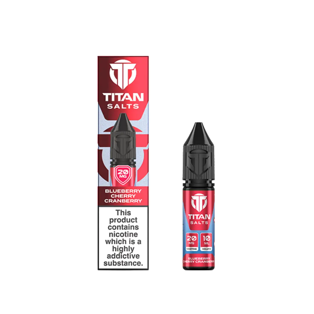 Titan Vape Blueberry Cherry Cranberry 10ml Nic Salt E-liquid